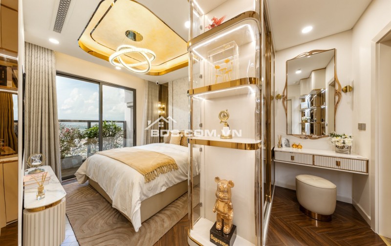 Căn hộ Golden Crown 2 ngủ 2 vs, nội thất đầy đủ, view thoáng
