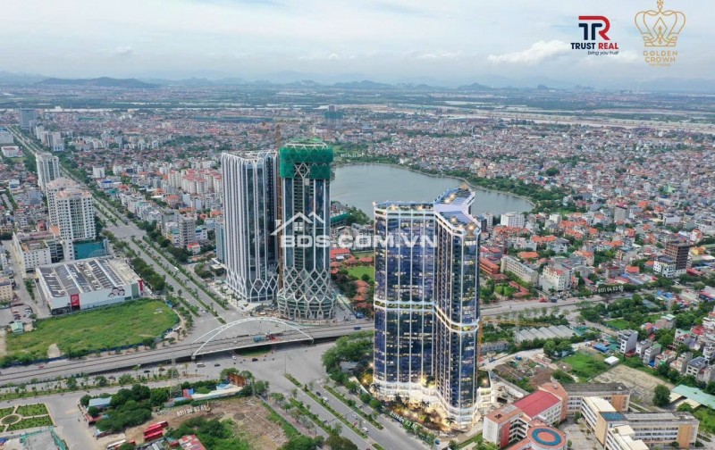 Căn hộ Golden Crown 2 ngủ 2 vs, nội thất đầy đủ, view thoáng