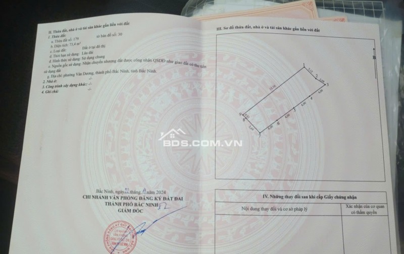 Bán 3 lô đất TP. Bắc Ninh- Đã tách 3 sổ có 2 mặt tiền Kinh doanh, kho xưởng, chung cư mini