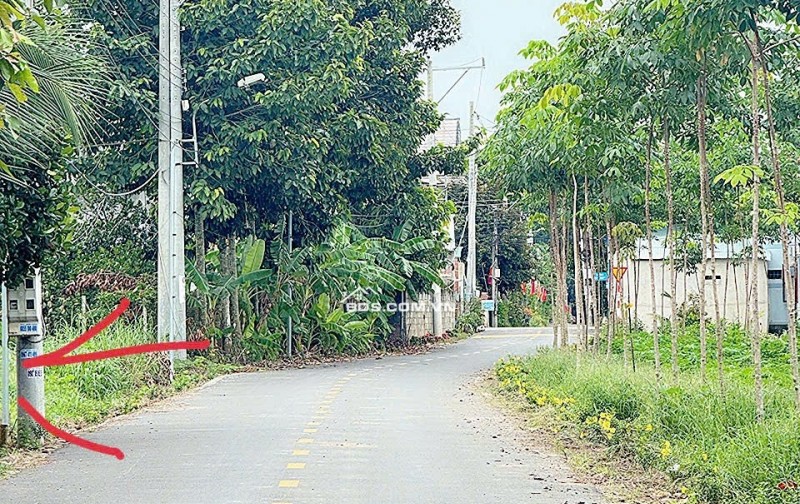 164m thổ cư mặt tiền nhựa,đối diện khu thể dục thể thao