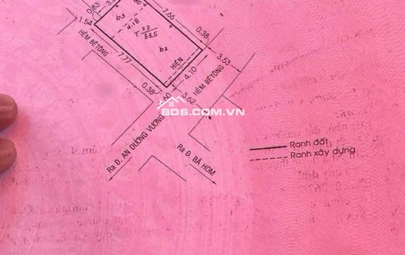 AN DƯƠNG VƯƠNG - BÀ HOM Q6 - NGANG NỞ HẬU HƠN 4M - NHÀ MỚI 1 SẸT - 4 TẦNG - 34M2 - VÀI BƯỚC RA MẶT TIỀN - NHỈNH 4 TỶ CÒN TL