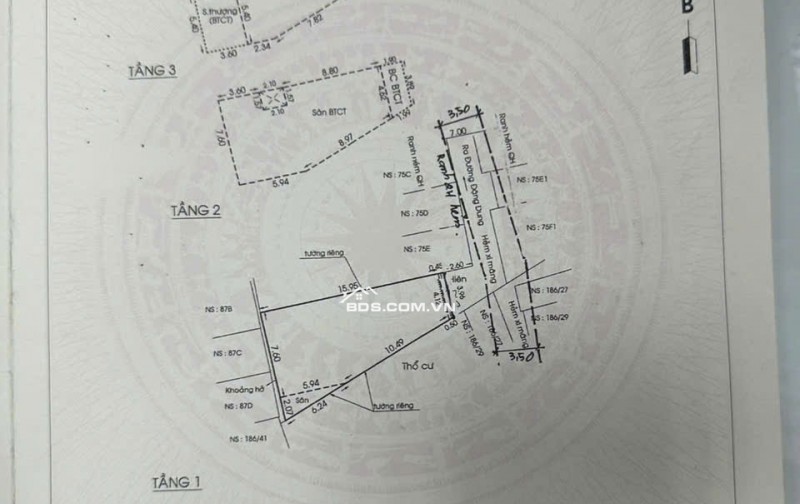 Bán Nhà Mặt Tiền 75F Đặng Dung P Tân Định, quận 1.