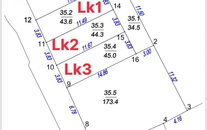 BÁN 3 CĂN LIỀN KỀ DIỆN TÍCH 45M² XÂY MỚI TẠI TÂN HÒA, QUỐC OAI, HÀ NỘI