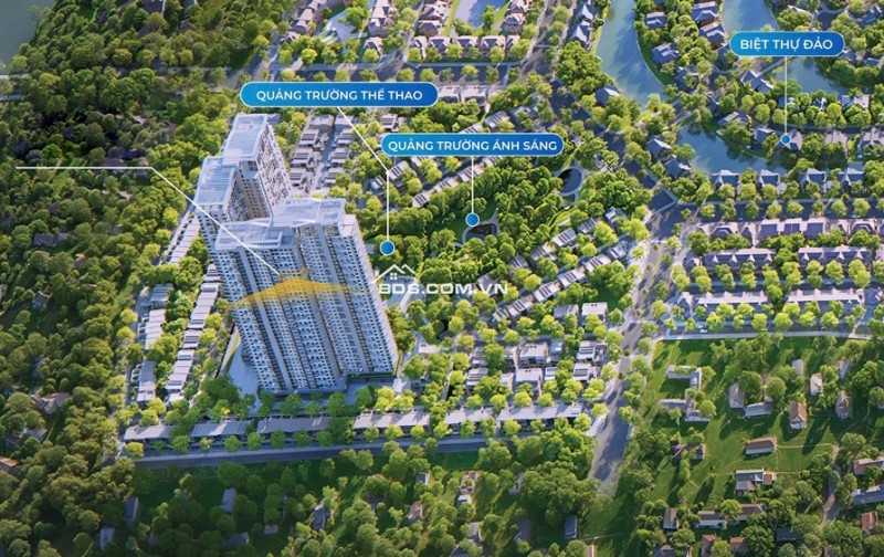 Căn hộ 3PN giá gốc Sky Retreat Eco Retreat giá tốt 4,3 tỷ (gồm VAT+KPBT), có vườn mây