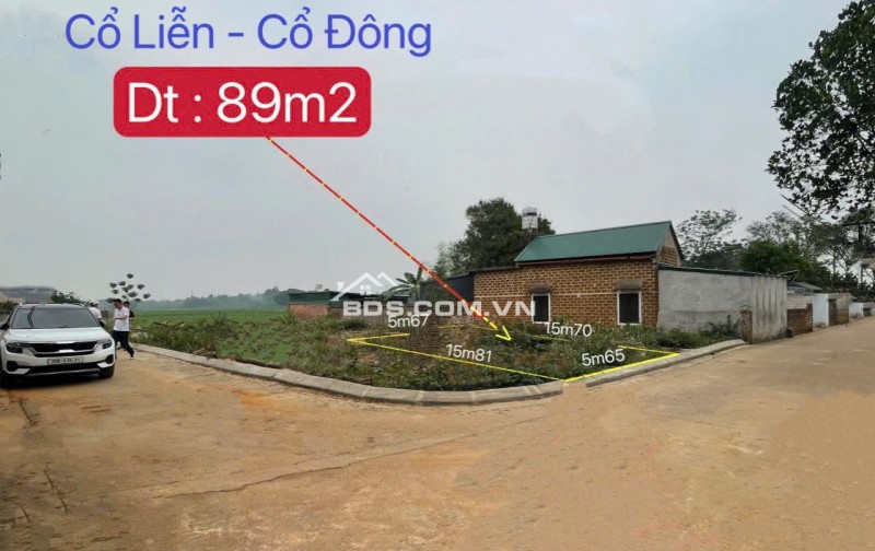 89m2 Cổ Liễn - Đoài Phương (Cổ Đông - Sơn Tây cũ) - Hà Nội, chỉ nhỉnh 2 tỷ. lh 0946377868 Hoàng Thương Land