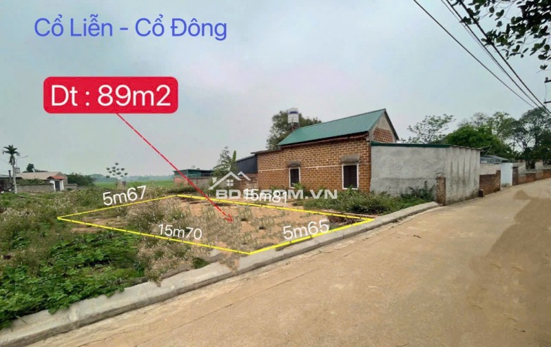 89m2 Cổ Liễn - Đoài Phương (Cổ Đông - Sơn Tây cũ) - Hà Nội, chỉ nhỉnh 2 tỷ. lh 0946377868 Hoàng Thương Land