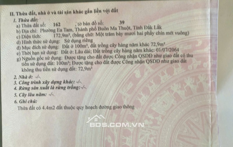 Cần bán Căn Nhà Hẻm 81 Y Wang ngay Bách Hóa Xanh
( NGÃ BA Y WANG - MAI THỊ LỰU )
cách ĐH Tây Nguyên chỉ 300- P. Eatam cũ Giá 2ty750