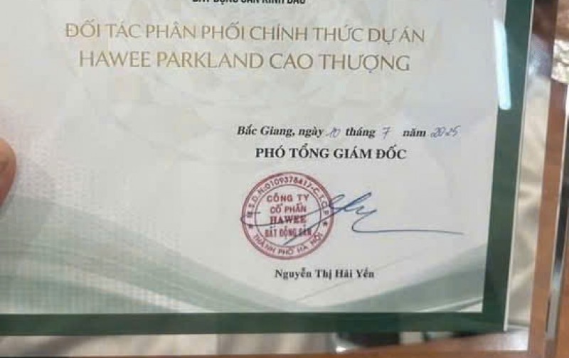 chính chủ bán lô khe thoáng dự án Hawee Park land giá ngoại giao đợt 1