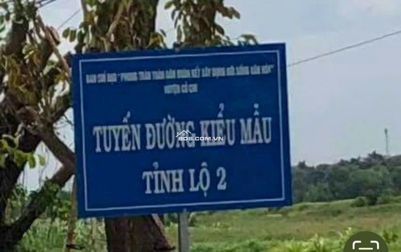 BÁN ĐẤT + NHÀ CẤP 4 TRUNG TÂM CỦ CHI – MẶT TIỀN ĐƯỜNG TL2 – 370M2 CHỈ 7.7 TỶ. LH:0338997877.