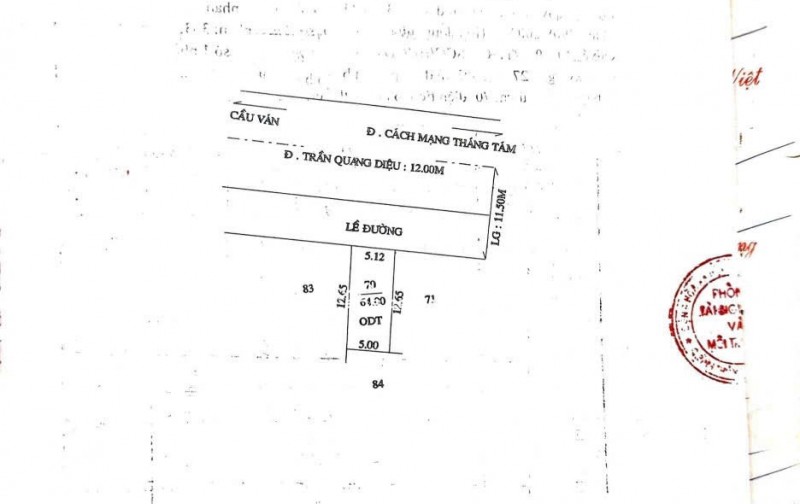 BÁN NHÀ TRỆT LẦU MẶT TIỀN ĐƯỜNG TRẦN QUANG DIỆU , CẦN THƠ