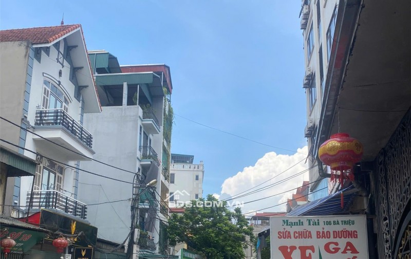 NHÀ MẶT PHỐ BÀ TRIỆU - Ô TÔ TRÁNH,  VỈA HÈ RỘNG - NỞ HẬU - LÔ GÓC - KINH DOANH ĐỈNH