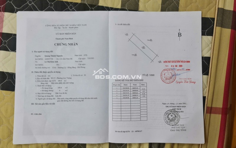 BÁN ĐẤT ĐẸP NGÕ CỰC NGẮN ĐƯỜNG TỨC MẠC 100M2 GIÁ 2.5 TỶ