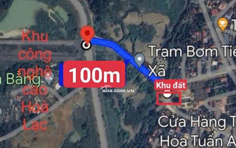 Đầu tư đất phân lô Hoà Lạc - Sổ đỏ sẵn giao dịch - Giá tốt