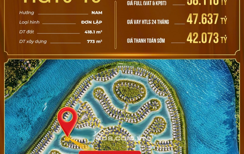  BIỆT THỰ ĐƠN LẬP - HG 10-19 – HOÀNG GIA VINHOMES ROYAL ISLAND VŨ YÊN 