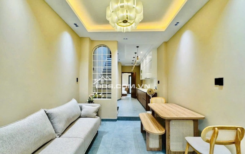 NHÀ ĐẸP 4 TẦNG ( 4 x 11 ) - HẼM XE HƠI 6M - GẦN NGÃ 4 PHÚ NHUẬN - KHU PHAN XÍCH LONG -  10 TỶ 380 ( TL )