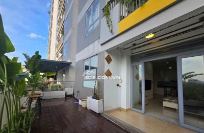 Cho thuê căn hộ sân vườn Opal Garden 2PN, 15tr - view hồ bơi cực đẹp nhất khu