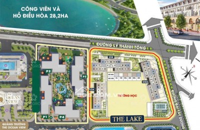 Bán chung cư cao cấp The Lakes side của CĐT Masteright