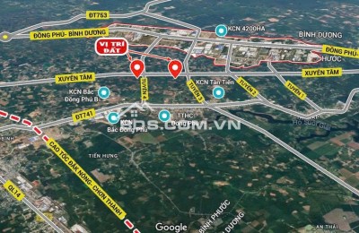  Siêu phẩm đất mặt tiền Đường Xuyên Tâm – Tân Hưng, Tân Lập  !