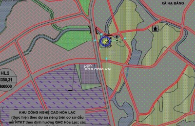 Đầu tư đất phân lô Hoà Lạc - Sổ đỏ sẵn giao dịch - Giá tốt