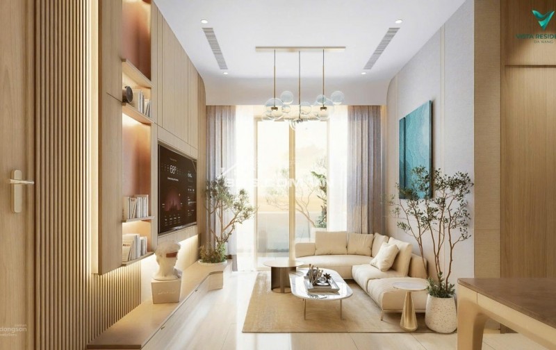 Bán gấp căn 2PN Vista Residence, trung tâm thành phố Đà Nẵng, full nội thất