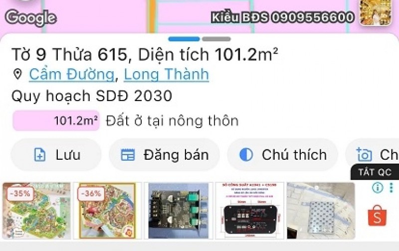 ĐẤT NỀN SÁT CỔNG LOGISTIC SÂN BAY LONG THÀNH, ĐỒNG NAI