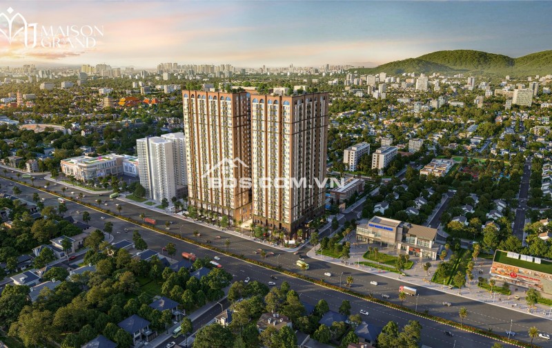 BÁN CĂN HỘ 3PN 75m² – MẶT TIỀN QL51 PHÚ MỸ, MAISON GRAND 2,475 TỶ