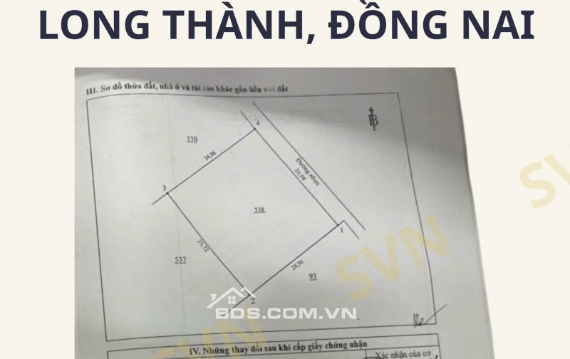 SIÊU PHẨM ĐẤT NỀN LONG THÀNH – ĐỒNG NAI – VỊ TRÍ VÀNG ĐẦU TƯ, GIÁ TRỊ SINH LỜI CAO! 