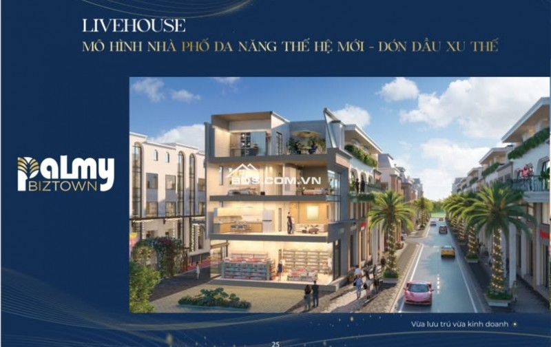 Palmy Biztown Thanh Trì- Liền kề mặt tiền đường HN giá chỉ từ 7 tỷ/ lô. Diện tích từ 75,5m2