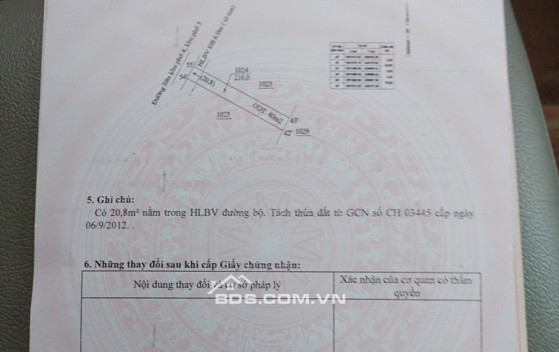 Chính chủ bán đất gần trung tâm Chơn Thành, sổ sẵn, xây dựng tự do