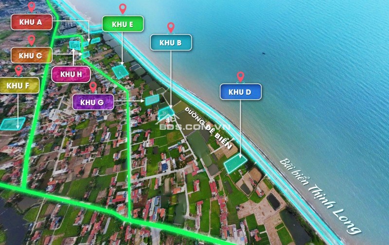 BÁN ĐẤT NỀN BIỂN THỊNH LONG, NAM ĐỊNH -CƠ HỘI ĐẦU TƯ SINH LỜI TẠI THỊNH LONG
