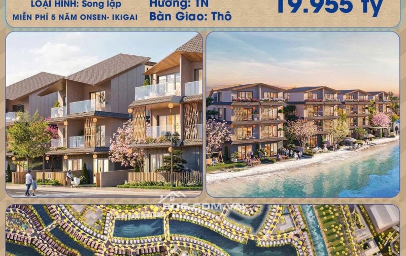 Biệt thự song lập tại phân khu komoremy của nhật trên đảo vũ yên Vinhome Royal ISland