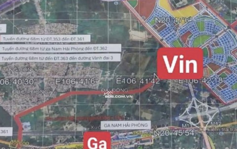 Bán đất Đoàn Kết - Minh Tân - Kiến Thuỵ - Hải Phòng