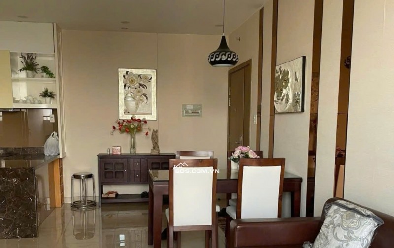 Chung cư Satra, Phan Đăng Lưu, Phú Nhuận, 93m2, 2PN, Nội thất, 16tr5/th.