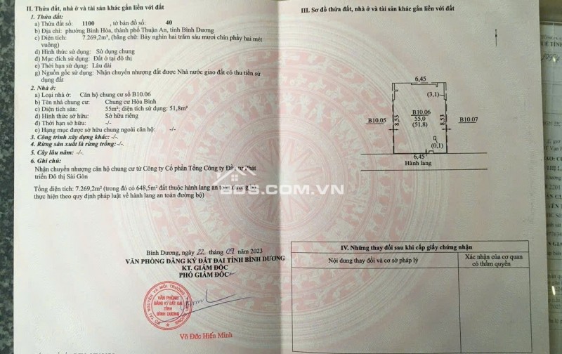 BÁN VÀ CHO THUÊ CĂN HỘ CHUNG CƯ HÒA BÌNH TẠI THUÂN AN. LH:0375240793 HOẶC 0943242321