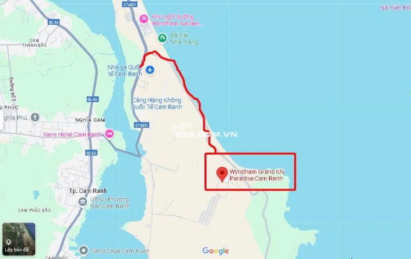 Bán biệt thự Carraworld CR lô góc 453,8m 2 tầng, liền kề sân bay, casino - SHR lâu dài giá 24ty5