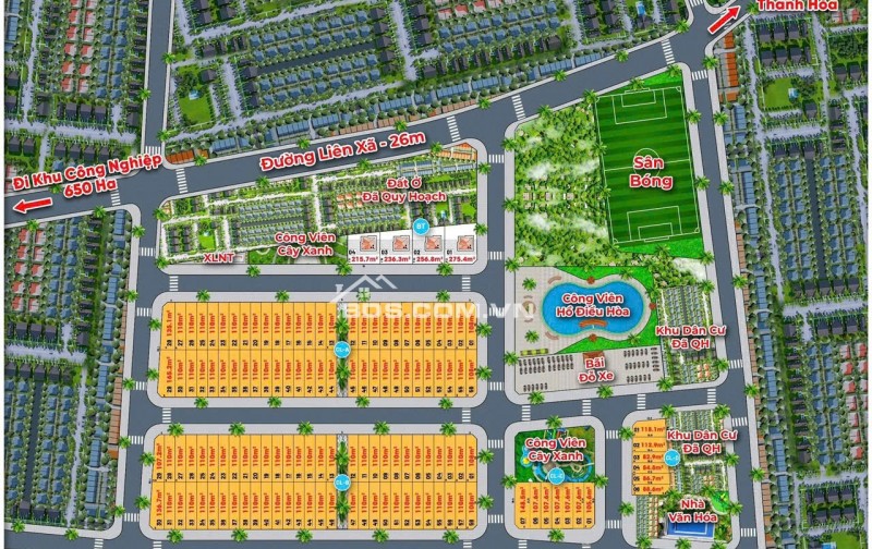 Bán đất mbqh4064, phường đông quang mới, thanh hóa 0862.705.677