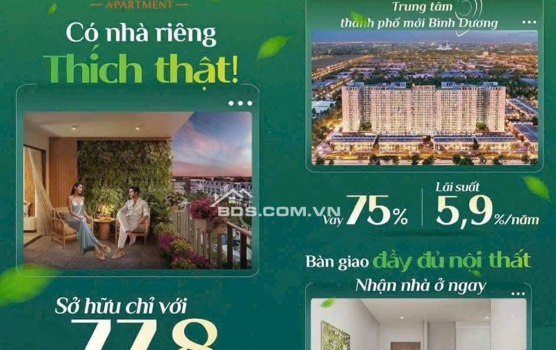 CƠ HỘI SỞ HỮU NHÀ TRẢ GÓP TẠI “PHƯỜNG BÌNH DƯƠNG” – TP.HCM CHỈ TỪ 778TR