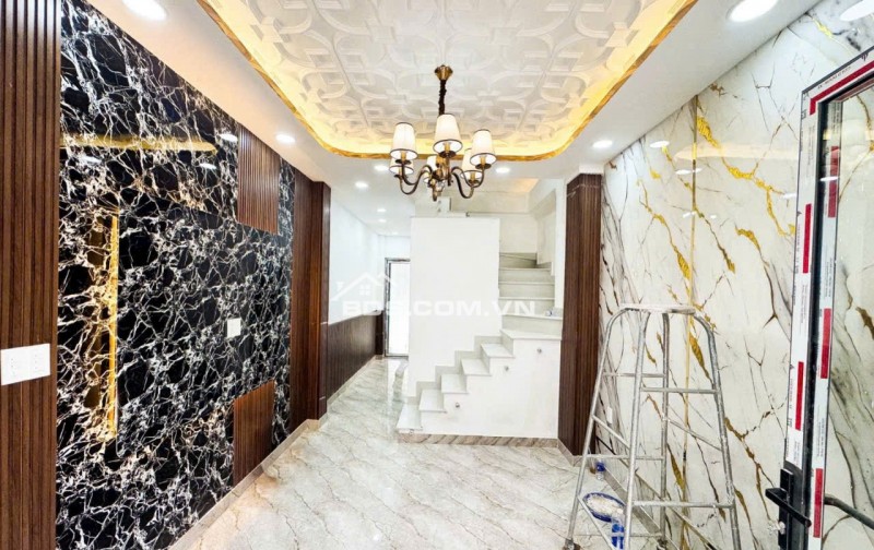 Nhà phố 1 lầu mới hoàn thiện mặt tiền hẻm 3m Trần Văn Khánh Quận 7 – Giá chỉ 3 tỷ 960 triệu