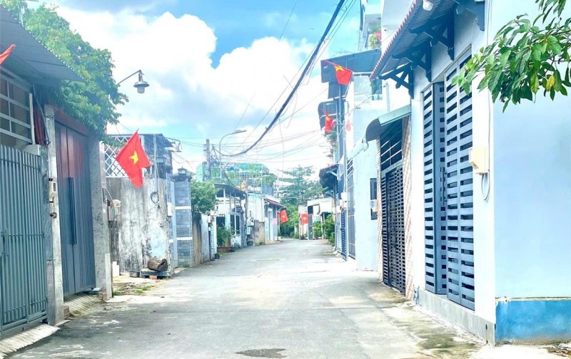 BÁN NHÀ QUẬN 9 - KDC PHƯỚC THIỆN - ĐƯỜNG NHỰA RỘNG OTO NÉ NHAU- 20P RA NGÃ TƯ THỦ ĐỨC - 10P RA LÊ VĂN VIỆT - VÀNH ĐAI 3 THUẬN TIỆN DI CHUYỂN