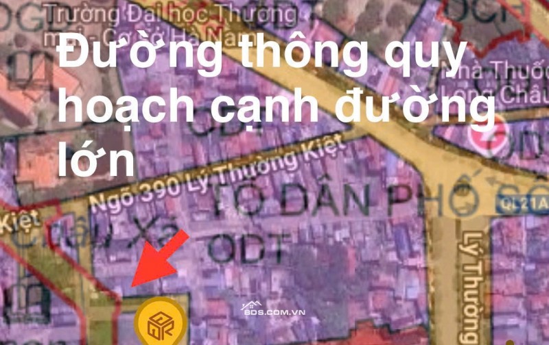 [ FO ] Phân lô vỉa hè Tổ 2 Lê Hồng Phong, TP Phủ Lý, Hà Nam. ( P. PHÙ VÂN, NINH BÌNH ).