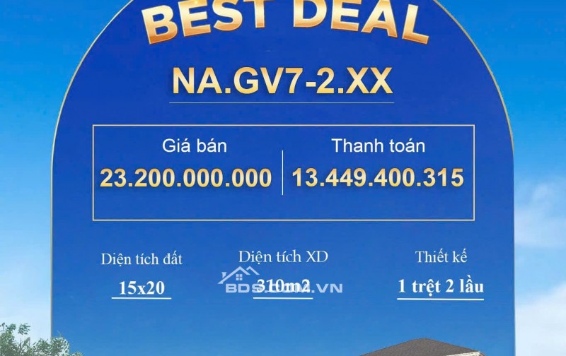 SIÊU HOT  BIỆT THỰ ĐƠN LẬP SÔNG Aqua City 