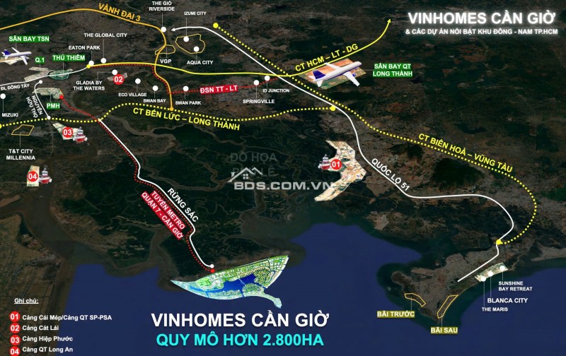 Siêu dự án lấn biển Vinhomes Cần Giờ, mở bán giai đoạn 1, được chờ đợi trong 10 năm