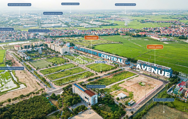 Đất nền Đông Yên, Yên Phong, Bắc Ninh - sẵn sổ đỏ lâu dài