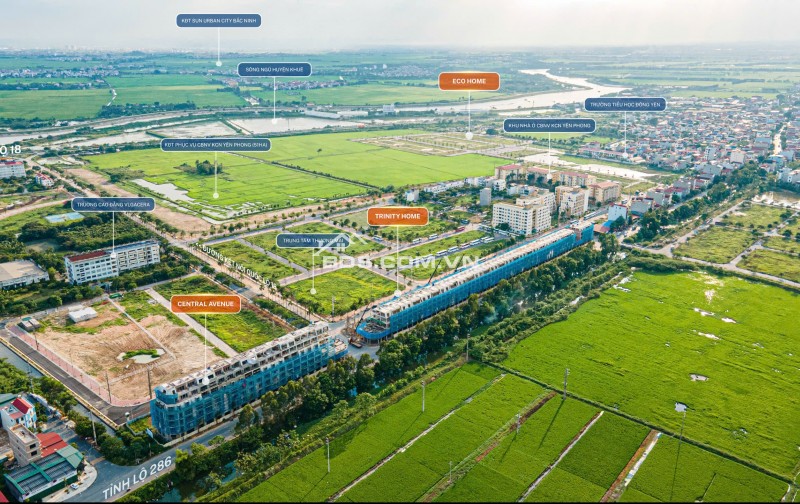 Đất nền Đông Yên, Yên Phong, Bắc Ninh - sẵn sổ đỏ lâu dài