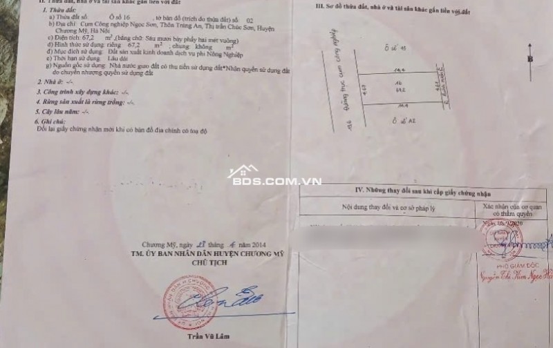 SIÊU PHẨM KINH DOANH 67,2M TẠI TT CHÚC SƠN-CHƯƠNG MỸ-HÀ NỘI
