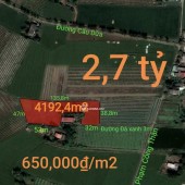 Bán gấp lô đất lúa chuyển thổ không dính quy hoạch giá 2,7 tỷ