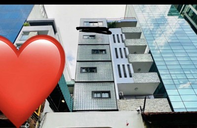 BÁN NHÀ MẶT TIỀN ,P VÕ THỊ SÁU QUẬN 3 - CHDV CAO CẤP -   CON GÀ ĐẺ TRỨNG VÀNG - 4X28.5M - 1 HẦM ,TRỆT ,LỬNG,6 LẦU. MT 64