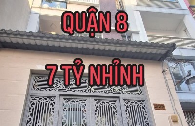 NHÀ MỚI 3 TẦNG - ÂU DƯƠNG LÂN - QUẬN 8 - NHÀ DIỆN TÍCH NHỎ - ĐẦY ĐỦ CÔNG NĂNG - GIÁ: 2 TỶ NHỈNH
