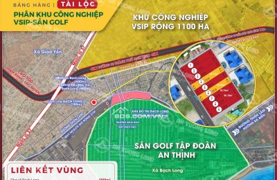 Cần bán lô đất nền giá tốt gần biển, sát khu công nghiệp VSIP  Singapore