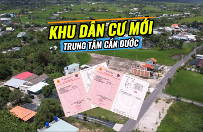 Chỉ 400tr Sở Hữu Đất Tại Khu Dân Cư Mới Cần Đước